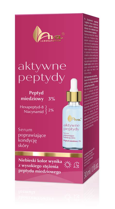 Aktywne Peptydy Serum poprawiające kondycję skóry z peptydem miedziowym