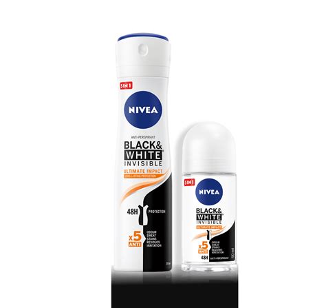 Nivea Roll On Black White Silky Smooth Ml