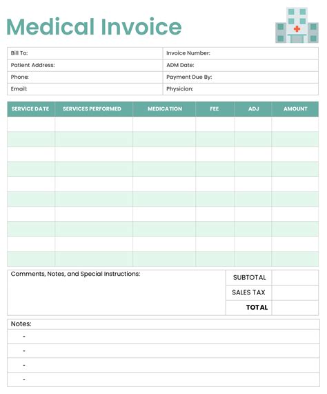 Billing Forms Printable Printable Forms Free Online