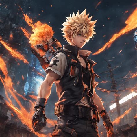 Bakugou Katsuki Ai Generated Artwork Nightcafe Creator