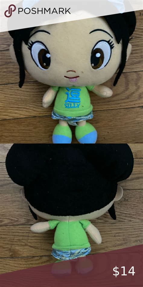 Ni Hao Nick Jr Plush Doll Stuffed Green Blue Silly Shirt Kai Lan 9” Kai Lan Plush Dolls