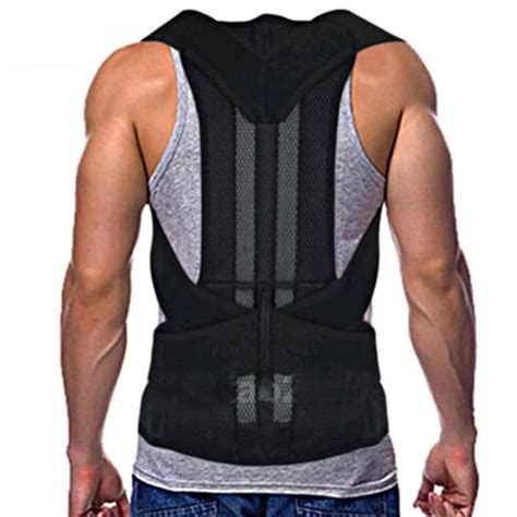 Adjustable Posture Corset for Men Lumbar Support Belt Strap Men's Back ...