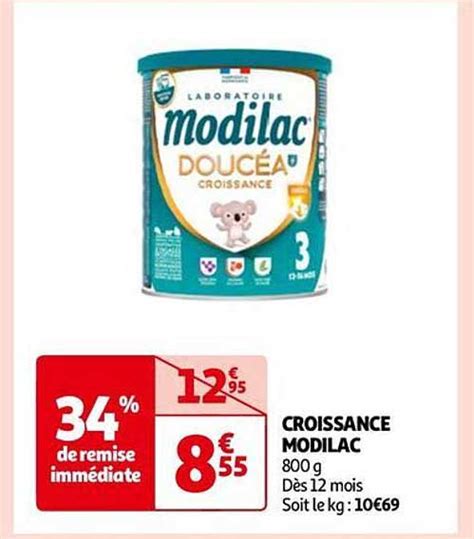 Promo Croissance Modilac Chez Auchan Direct Icatalogue Fr