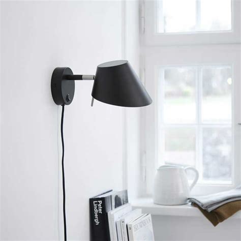 Lampa Kinkiet Czarna Skandynawska Office Frandsen Skydecor