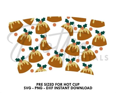 Dottie Digitals Starbucks Hot Cup Svg Festive Cup Svg Png Dxf Christmas Eve Santa Cutting File