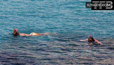Nina Agdal Sexy Seen Flaunting Her Hot Bikini Body At The Beach With Logan Paul In Mykonos Aznude