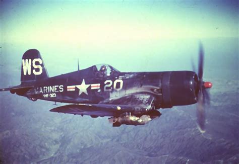 Asisbiz Vought F U B Corsair Vma White Ws Buno Over Korea