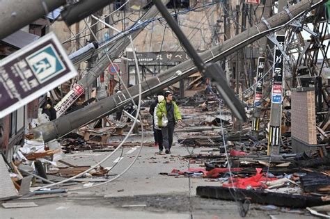 Séismes au Japon un nouveau bilan fait état de 242 disparus et 92