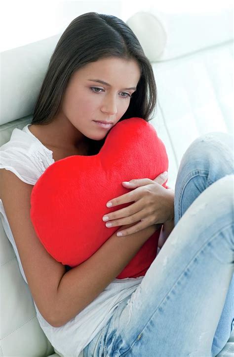 Lovesick Teenage Girl Photograph By Ian Hooton Science Photo Library