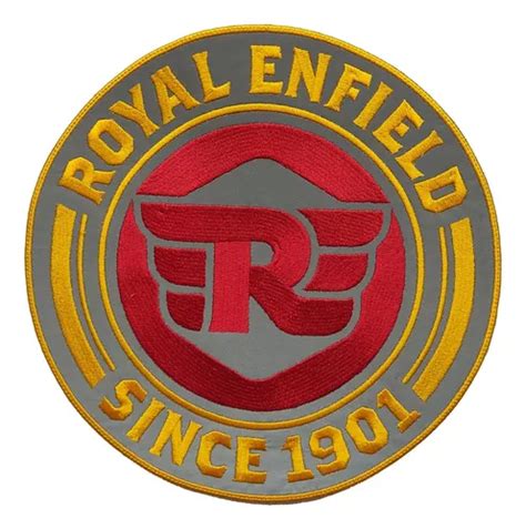 Parche Bordado Royal Enfield Reflectiv Since Moto Grand Cuotas