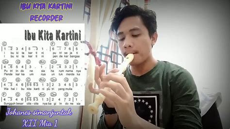 Ibu Kita Kartini Cover Recorder YouTube