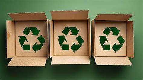 Premium Photo Cardboard Recycling Awareness