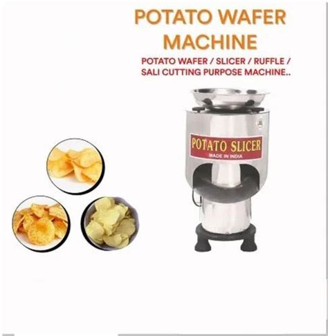 Automatic Stainless Steel Potato Slicer Machine 1 Hp 50kg At Rs 24000