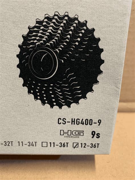 Shimano Cs Hg400 9 Speed Cassette 12 36t