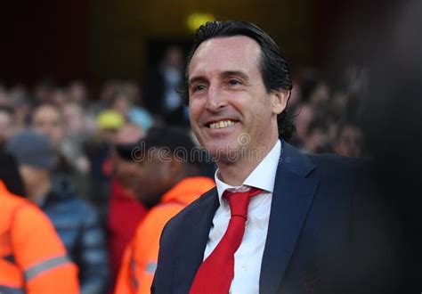 Footbal Head Coach Unai Emery Editorial Stock Image Image Of Game