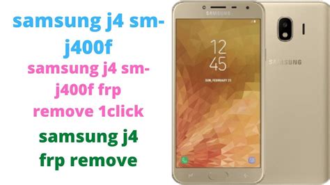 Samsung J400f Frp Lock 1click Remove YouTube