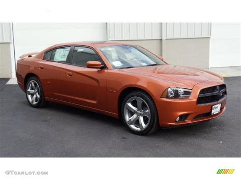 2011 Toxic Orange Pearl Dodge Charger R T Road Track 47113433 Photo