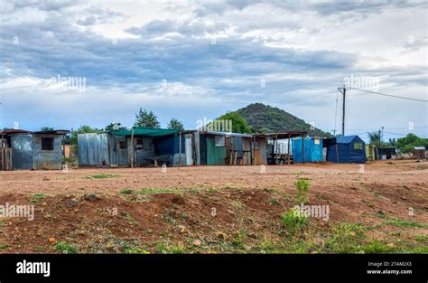 Township Informal Settlement Shanty Town Made Of Corrugated Iron