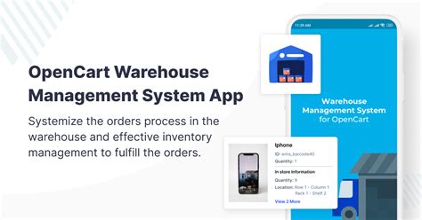 Opencart Warehouse Management System Wms Mobile App