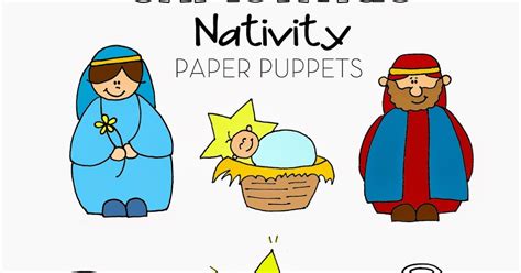 Nativity Puppets Printable