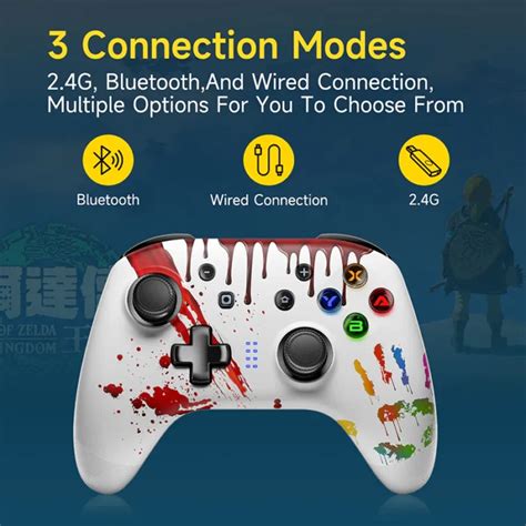 EasySMX Bayard 9124 PRO Tri Mode Wireless Controller With Dongle Dual