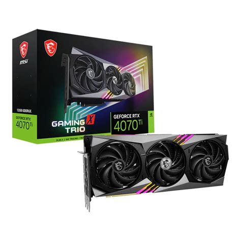 Vga การ์ดแสดงผล Msi Geforce Rtx 4070 Ti Gaming X Trio 12g 12gb Gddr6x