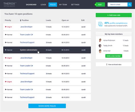 Crm Ux Ui For New Startup On Behance