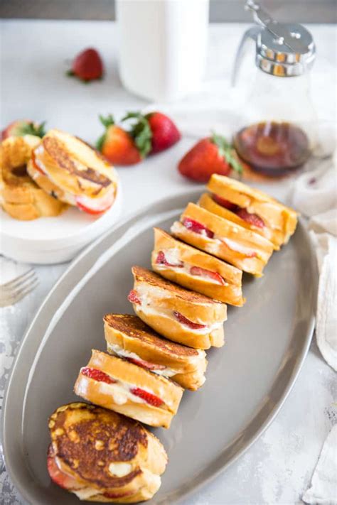 Strawberry Cheesecake Stuffed French Toast LemonsforLulu