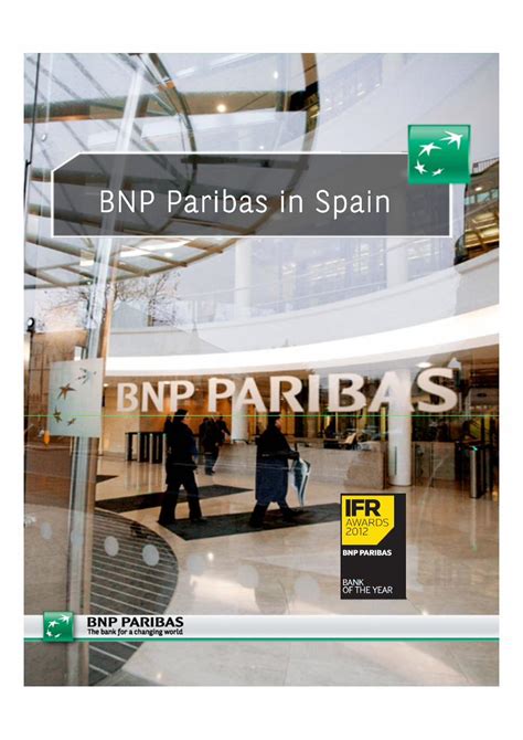 Pdf Bnp Paribas In Spain 2013 Dokumentips