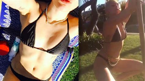 Miley's Most Outrageous Instagram Yet? She Pole Dances In Bikini While ...