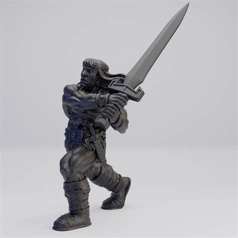 Hot Goblin 蛮族人D ミニチュア ホットゴブリン TRPG 大剣戦士