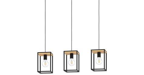 Eglo 99855A Libertad 3 Light 8 Wide Wood Linear Pendant Build