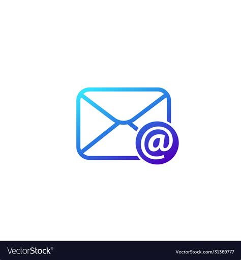 Email Incoming Message Mail Icon Royalty Free Vector Image