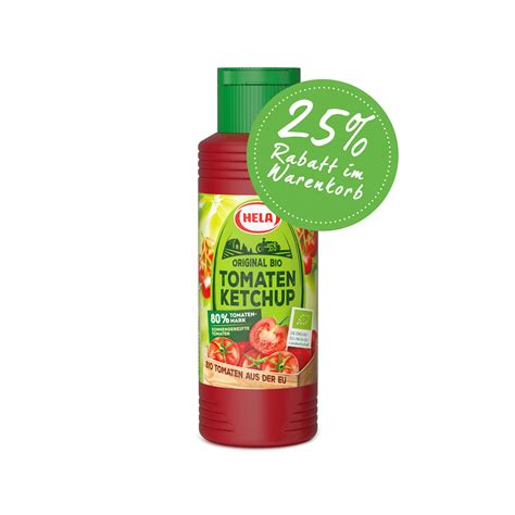 Bio Original Tomaten Ketchup Schmeckt Aromatisch Mild