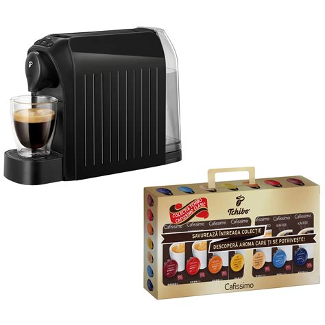 Tchibo Cafissimo easy fekete kávéfőző, 1250 W, 3 nyomás, 650 ml, fekete ...