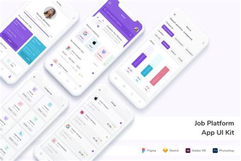 Job Finder App UI Kit UpLabs