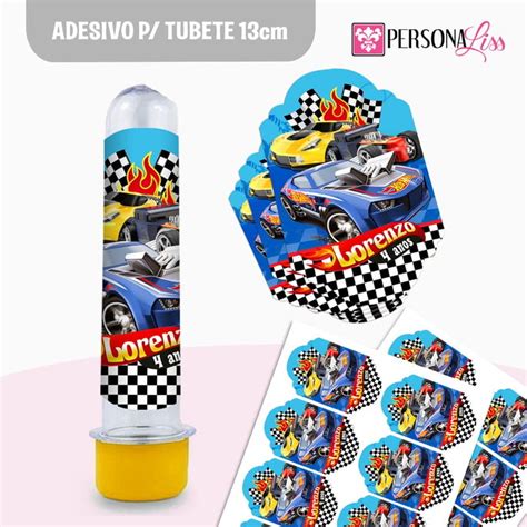 Adesivos P Tubete Grande Hot Wheels Elo Produtos Especiais