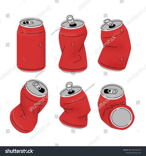 Crushed Soda Can Clip Art