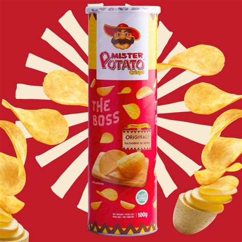 Batata Mister Potato Chips Original Importada 100g Shopee Brasil