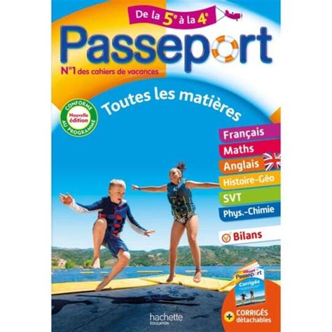 Cahier De Vacances Passeport Toutes Les Mati Res De La Me La Me