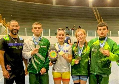 Lutadores De Ms Conquistam Quatro Medalhas No Brasileiro De Wrestling