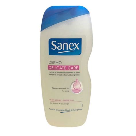 Sanex Shower Gel Dermo Delicate Care 250ml Restore Natural PH Soap Free