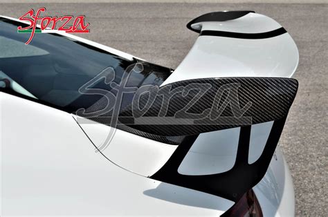 Best Exhaust Sforza Porsche Gt Rs Carbon Rear Wing End