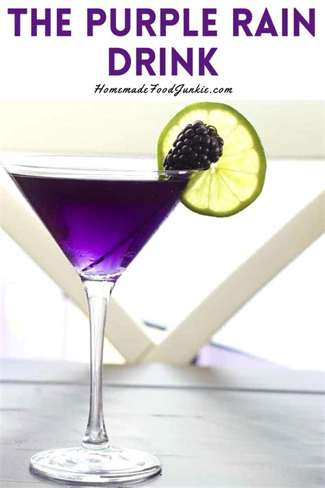 This Purple Rain Drink Recipe Is Simple Stunning And Delicious Its Made With Citron Absolut