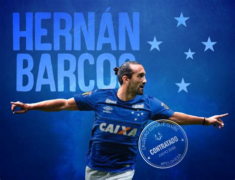 Atacante Hernán Barcos é anunciado como novo reforço do Cruzeiro LANCE