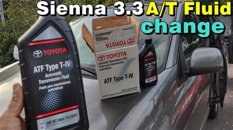 Toyota Sienna Transmission Fluid Type