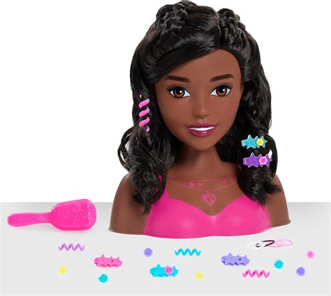 Amazon Barbie Fashionistas Inch Styling Head Dark Brown