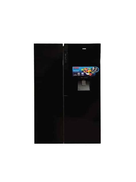 Von Hotpoint Side By Side Refrigerator 502l Non Frost Black Varz27nkk