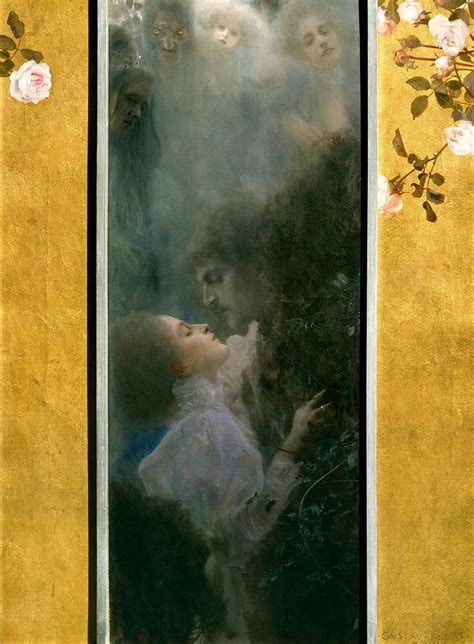 Liebe Painting By Gustav Klimt Fine Art America