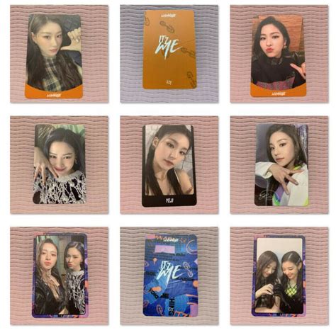 Itzy Official Photocard Only 2nd Mini Album It Z Me Photo Card Select Option Ebay Photocard